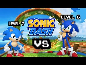 Sonic Dash: Classic Sonic vs. Sonic | Who's Faster?