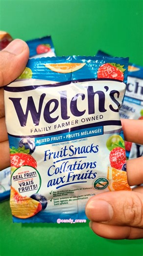 Colorful Candy Opening| Welch's Fruit Snacks| ASMR Satisfying Candy Unboxing #shorts #ytshorts #asmr
