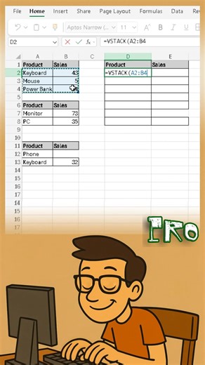 Consolidate Multiple Tables into One: GUI & Power Query excelProTips Merge tables using native tools or Power Query for large-scale data consolidation. | Excel Ninja Lessons