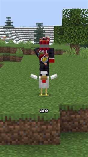 You can turn chickens into doors