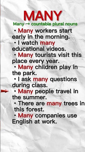 Learn English with MANY | 8 Easy Questions for Beginners | English Speaking Practice: MANY #english