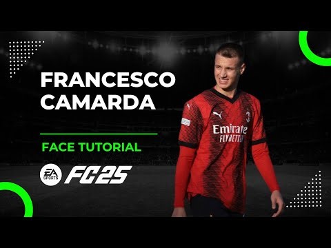 EA FC25 Player Creation Guide: FRANCESCO CAMARDA Lookalike Face Tutorial + Stats