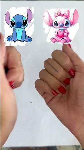 Stitch vs Angel 💙🩷 Who Wins? | Clay Mixing Challenge