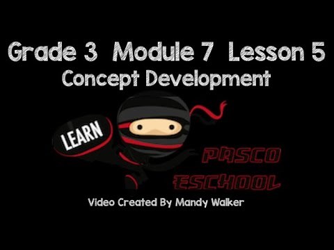 Grade 3 Module 7 Lesson 5 Concept Development