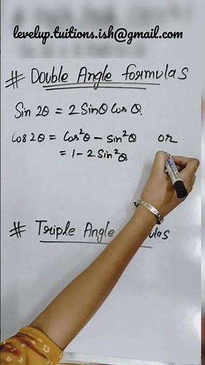 Double and Triple angle formulas -Trigonometry