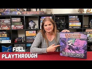 Dungeons & Dragons The Legend of Drizzt Board Game (Adventure 2) Playthrough