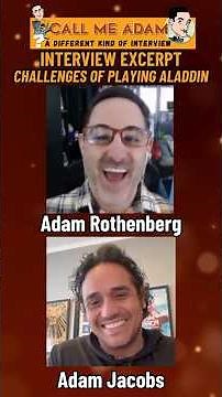 Adam Jacobs 2026 Interview Excerpt - Challenges of Playing Aladdin on Broadway