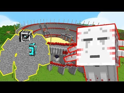 GIGANT GOLEM VS UR GHAST! Kto Jest Silniejszy?! MIENCRAFT ARENA!