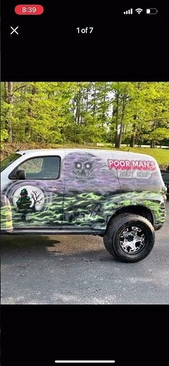 Love the gravedigger scheme on this ls swapped Chevy hhr!