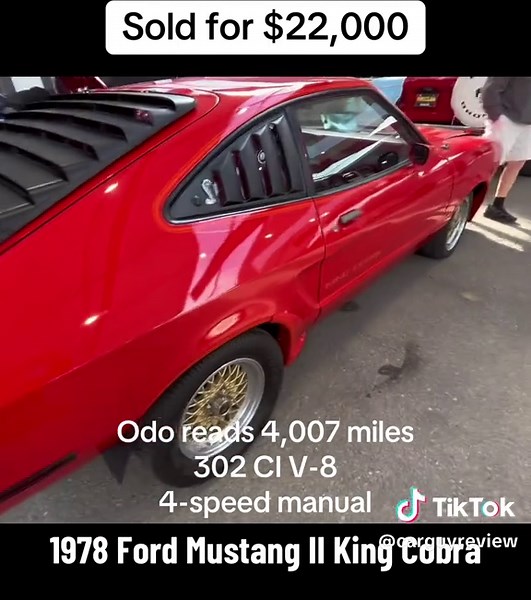 1978 Ford Mustang II King Cobra Auction Review