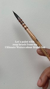 Let’s paint with my lovely mop brush today. I am using the cold pressed side of my 100% cotton dual sided watercolour pad. It’s got the lovely texture and stays wet for longer to let me make the most perfect blends :) do you like this rose bud? Do give it a try! . . . #watercolor_gallery #watercolorlove #illustrationsketch #watercolor_daily #illustration_best #watercolorart #worldwatercolorgroup #artjournal #floralsyourway #botanicalart #watercolors #botanicalartlovers #aquarelle #Watercolorflow