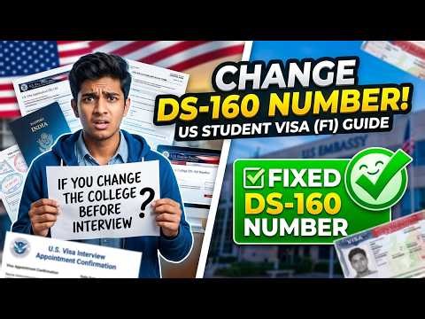 How to Change DS-160 Number in Old US Visa Fee Receipt | Step-by-Step Guide 2026