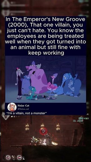 In The Emperor's New Groove (2000), That one villain, you just can't hate. You know the employees