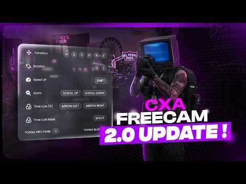 FiveM Freecam 2.0 Update! | Smooth, Cinematic & Blurred UI Experience