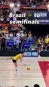 4.1K views · 4.5K reactions | Brazil advances to the semifinals! An epic victory with nail-biting sets! #volleyball #thailand2025 | Breaking Barriers | Facebook