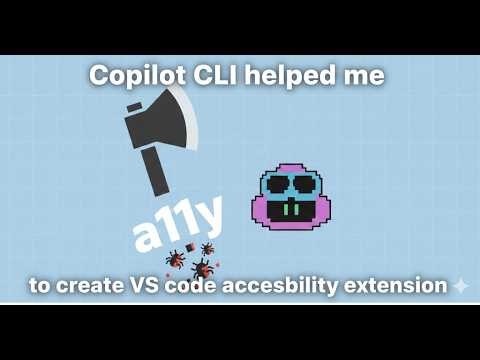 GitHub Copilot CLI VS Code Accessibility Extension