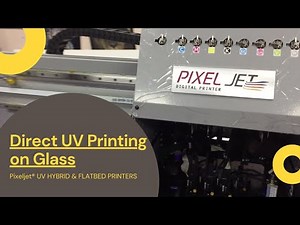 Glass printing machines from Pixeljet®