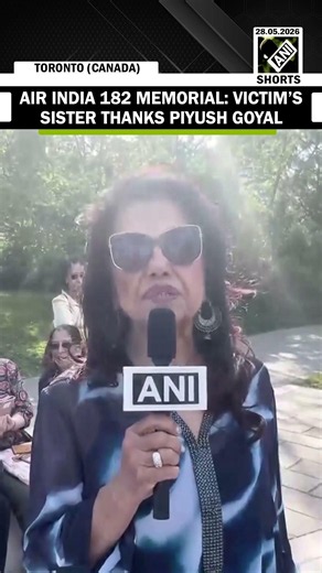 Sister of victim thanks Piyush Goyal at memorial for Air India Flight 182 bombing tragedy