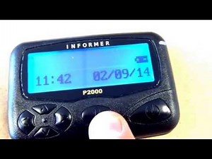 Informer Pro pager voor ontvangst van P2000 meldingen.