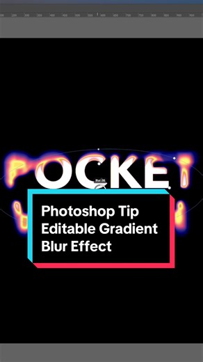 Editable Gradient Blur effect in Adobe Photoshop. Let me show you step-by-step tutorial on how to create this effect for your next graphic design project. This fully editable gradient blur effect is simple to do and might make your next design turn some heads. #adobephotoshop #photoshoptutorial #photoshoptips #graphicdesign #graphicdesigntips #designtok #typography