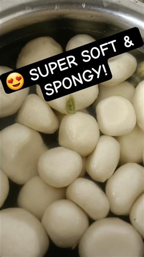Homemade Rajgulla Recipe | Perfect Spongy Rasgulla 😋#trending #ytshorts #shortsfeed