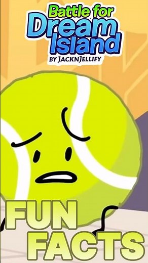BFDI: Tennis Ball FUN FACTS 🎾 #shorts