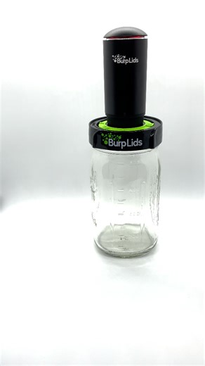 Watch Burp Lids Auto Pump for Wide Mouth Mason Jars Vacuum Sealed on Amazon Live