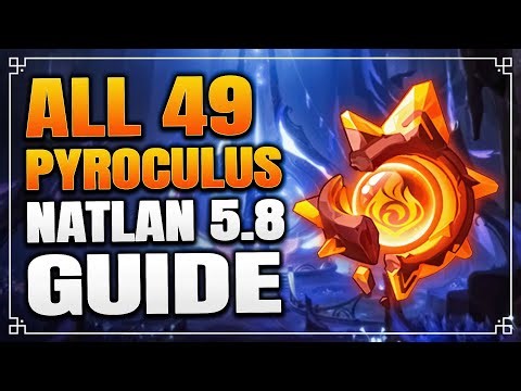ALL 49 PYROCULUS NATLAN 5.8 EASY GUIDE | Genshin Impact 5.8