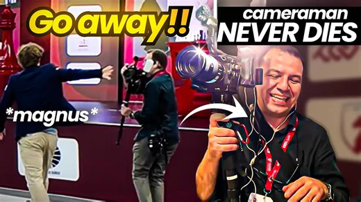 卡尔森在国际象棋比赛输给阿尔捷米耶夫后推搡摄像机_ChessBase India