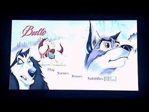 DVD Menu Walkthrough to Balto