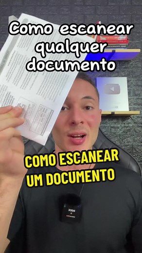 Como escanear qualquer documento #dicasdecelular #dicasetruques #androidtips #escaneardocumentos #guicassiri #aprendanotiktok