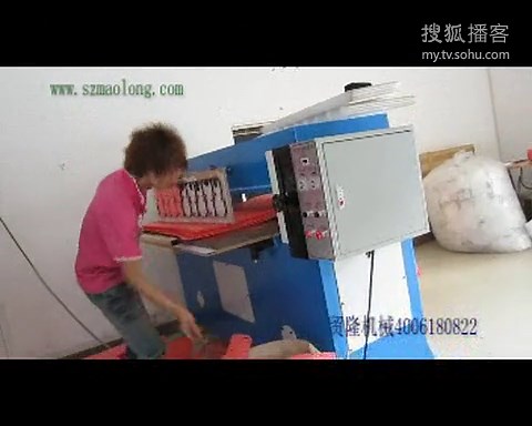 苏州EPE60吨裁床 EVA自动送料模压机现场操作拍摄