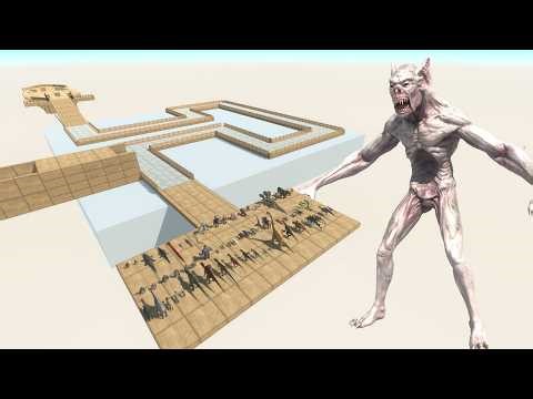 Race to the Boat — Every Faction Must Escape the Vampire Monster