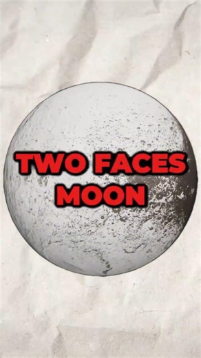 This Moon Has Two Completely Different Faces