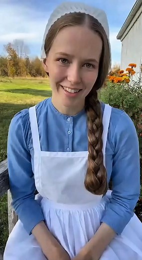 Hair Secret Of Amish Girls. #amishtiktok #amishbuilt #amish #amishcountry #amishlife | Lovina The Amish Girl