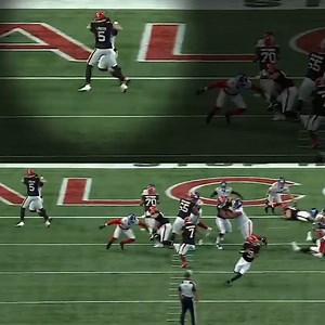 Best to get out of Drake London's way 😤 AtlantaFalcons.com | Atlanta Falcons