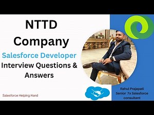 Salesforce Developer Interview questions & answers for NTTD