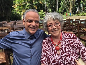 Ângela Leal e Ângelo Antonio se reencontram 32 anos após viverem Maria Bruaca e Alcides na 1ª versão da novela 'Pantanal' - Foto