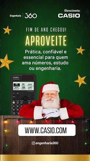 Dica de Presente de Natal para engenheiros: Calculadoras CASIO