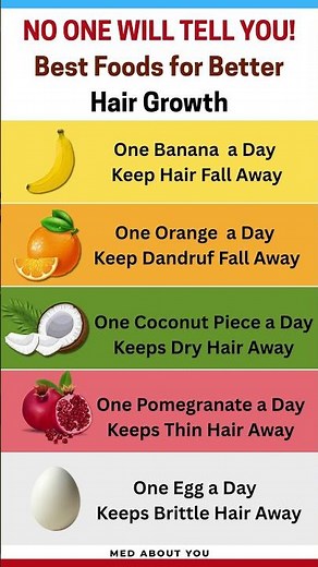NO ONE WILL TELL YOU! Best Foods for Better Hair Growth | Want Beautiful Hair? Eat these daily