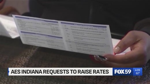 AES Indiana requests to raise rates