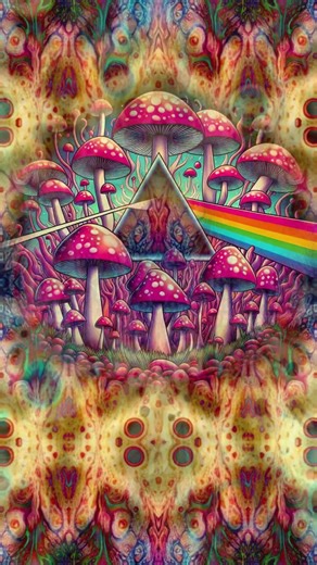 Pink Floyd 🐖 One of These Days #Shorts #MindEyeExperience #KaleidoscopeArt #psychedelicrock