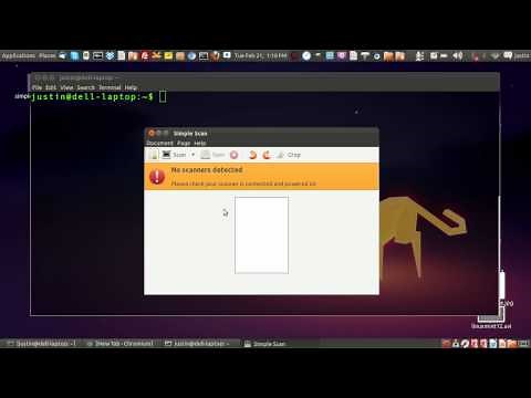 how to Scan in Linux with your scanner!