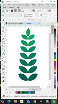 Dehni Tutorial in CorelDraw #shortVideo