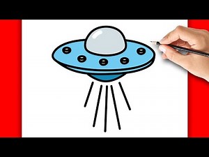 HOW TO DRAW UFO EASY STEP BY STEP