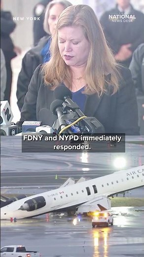 Pilot, copilot killed in runway collision between jet and fire truck at LaGuardia Airport