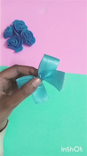 rubber band diy #bow rubber band #cute hare krishn ♥️♥️♥️