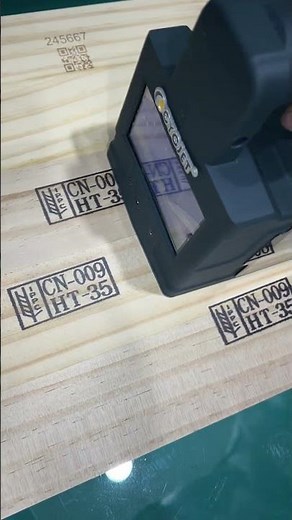 Stamping the IPPC mark on wood — fast, clear, and reliable