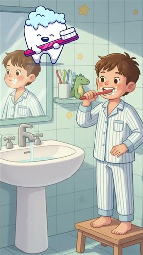 MORNING ROUTNE 🌅 | KID'S DAILY ACTIVITIES | #shorts