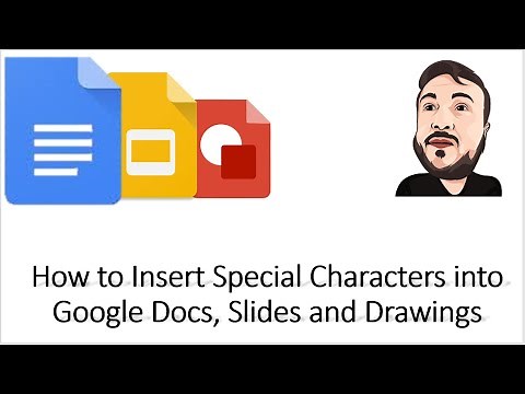 How to Insert Special Characters into Google Docs, Slides and Drawings